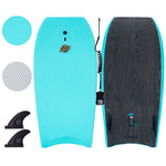 44” Sea Lion Hybrid Bodyboard Future Fins- Hybrid Body Board for Kids & Adults - EPS Core I-Beam Stringer - Wax-Free IXPE Foam & Epoxy Bottom Deck - Aqua - Main Image