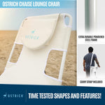 Ostrich Chaise Lounge Chair for Beaches