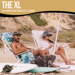 South Bay Beach Life - Premium Beach Chair - Custom, XL Rust-Proof Aluminum Frame Chairs with Insulated Coolers - Portable Carry Strap - 4 Position Full Recline - Leaf - 5- Infographics