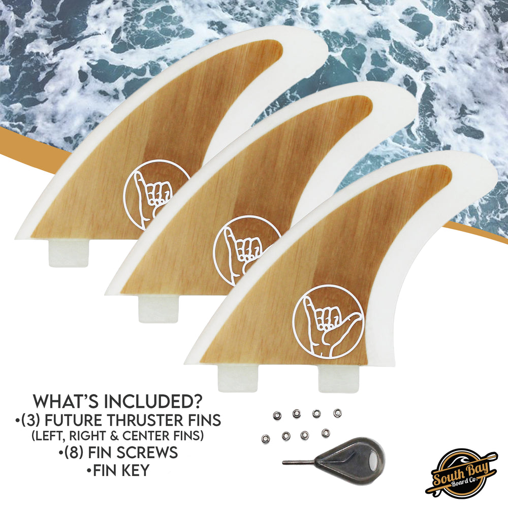 FCS Compatable Surfboard Fins (Thruster/Quad)