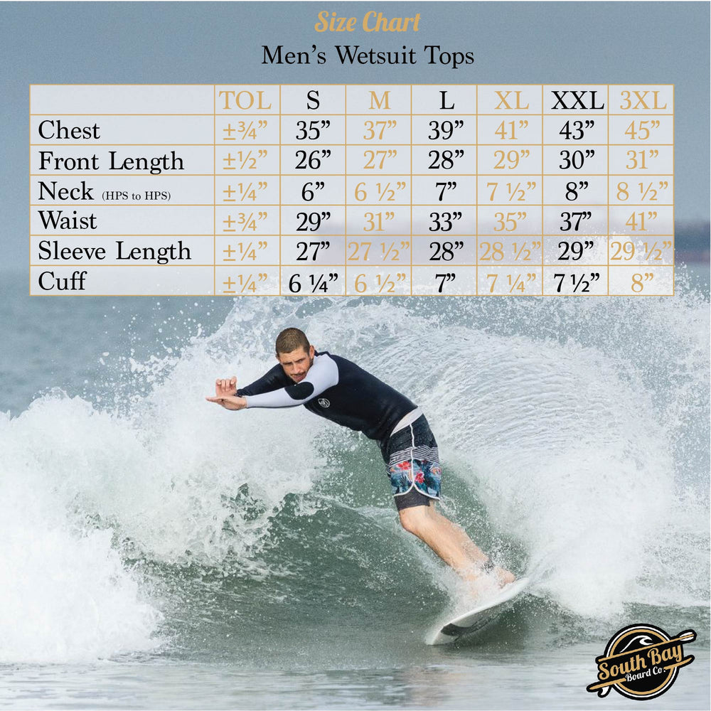 Men's Long Sleeve Wetsuit Top