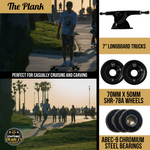 The Plank - Black - Barefoot Skateboards