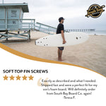 Soft Top Surfboard Fin Screws