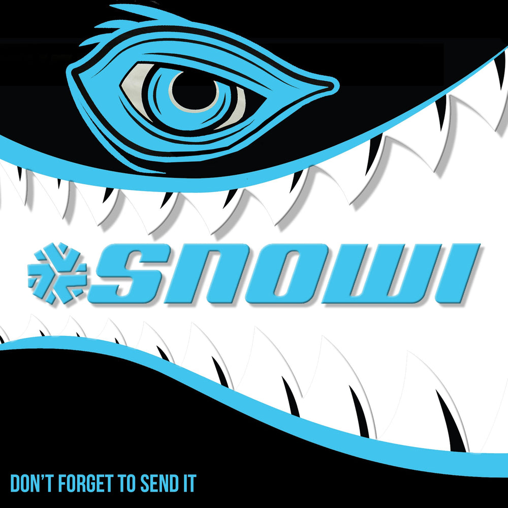The Snow Monster Snow Sledding Tube - Aqua
