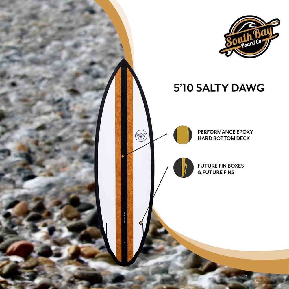 5'10 Salty Dawg Pro Surfboard