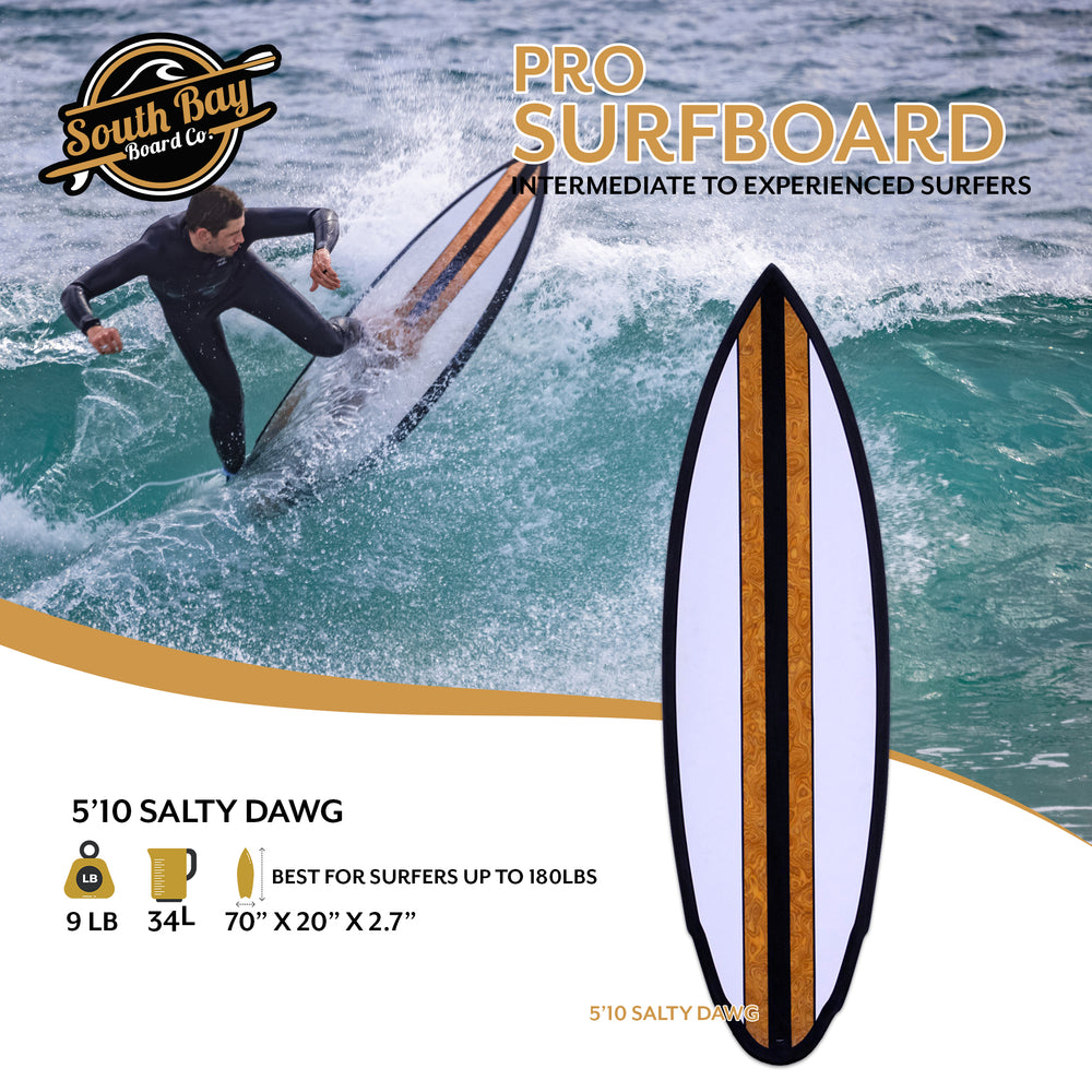 5'10 Salty Dawg Pro Surfboard